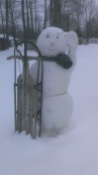 Forest Ridge Campgroundsa and Cabins | Snowman Greeter!