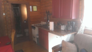 Forest Ridge Campgroundsa and Cabins | Allegheny Cabin - Kitchen